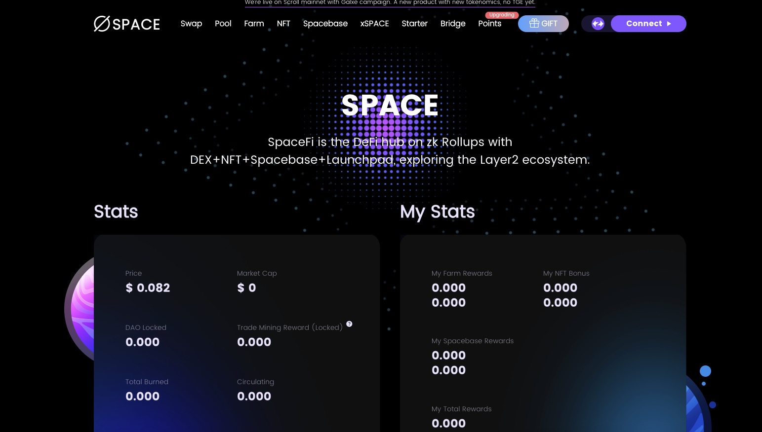 Image Website Space Finance App